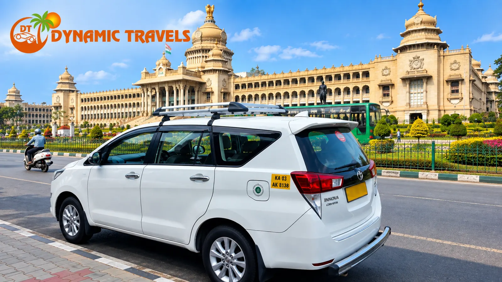 Dynamic Travels Innova at Vidhana Soudha
