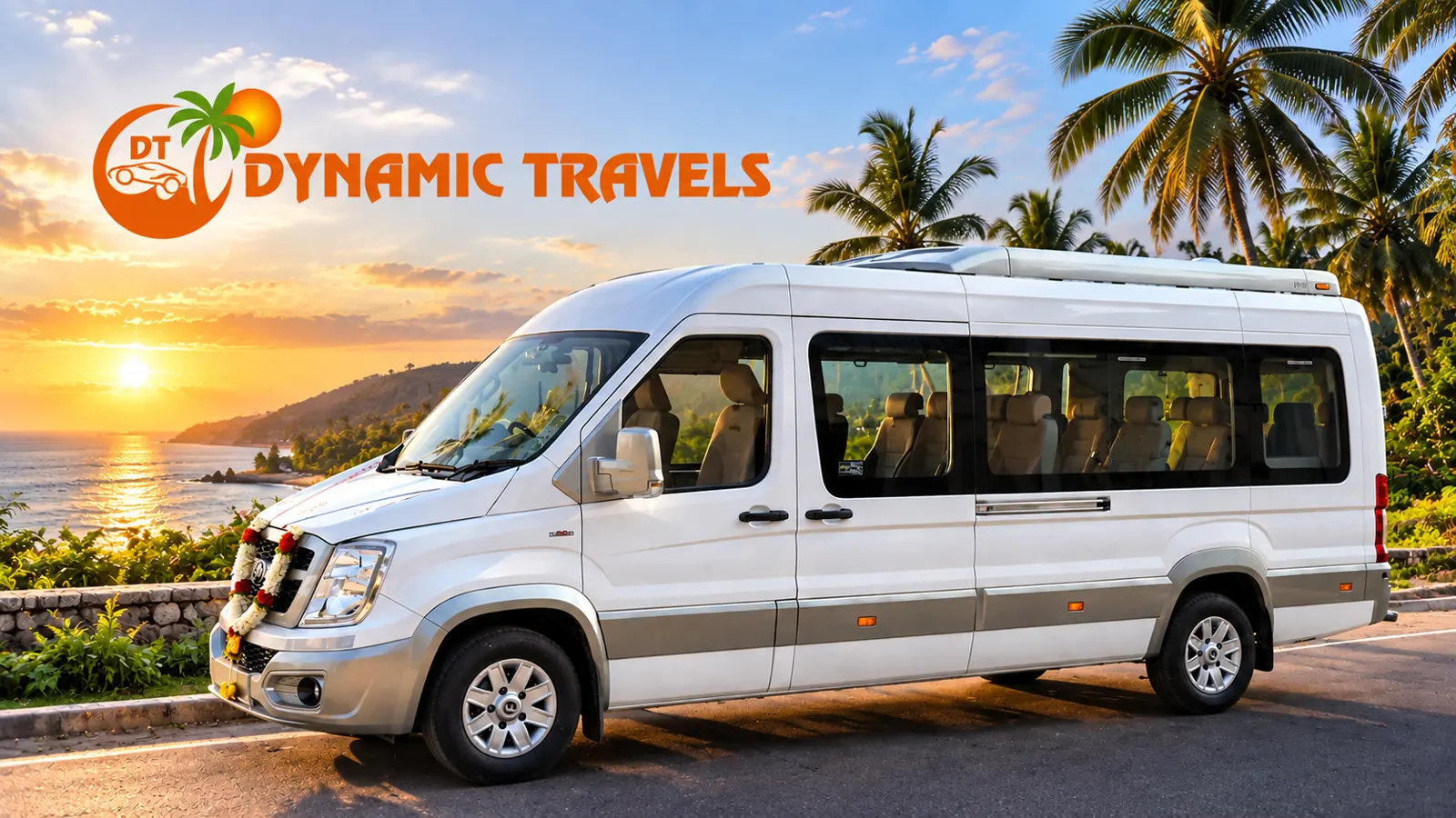 Dynamic Travels Urbania at sunset by the coast